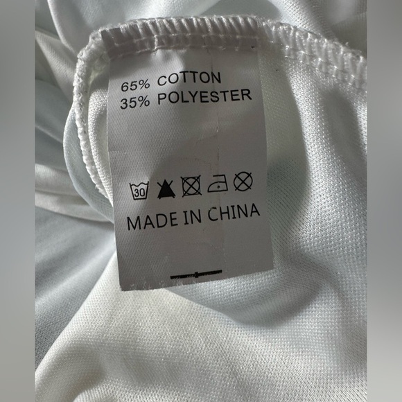 Chic White and Blue Floral Embroidered with Beading Women's Blouse - Picture 9 of 9